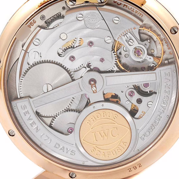 IWC Portuguese Perpetual Calendar Moonphase Rose Gold Mens Watch IW502103 - Image 7