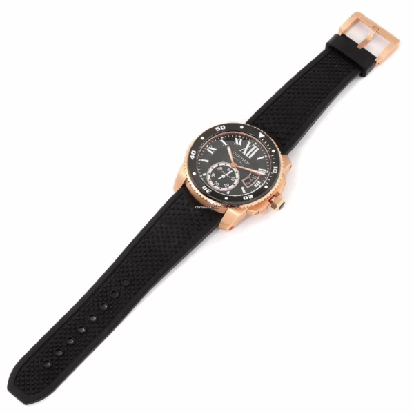 CARTIER Calibre Rose Gold Black 42mm WGCA0010 - Image 9