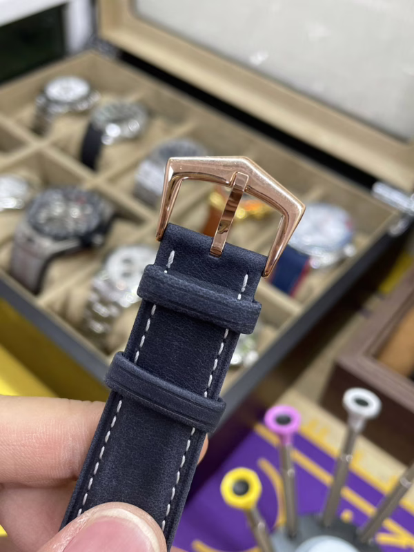 Patek Philippe Complications Rose Gold Blue 5224R 001 42mm Replica - Image 8