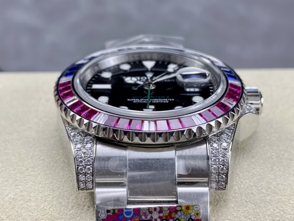 Rolex GMT Master II 116759SA Black Dial 40mm Mens Replica Watch - Image 8