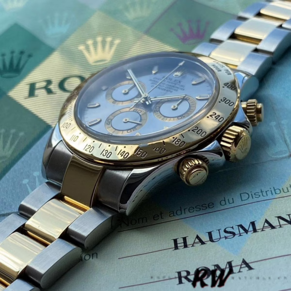 Rolex Daytona 116523 Stainless Steel Gray Slate Dial 40mm Mens Replica Watch - Image 4