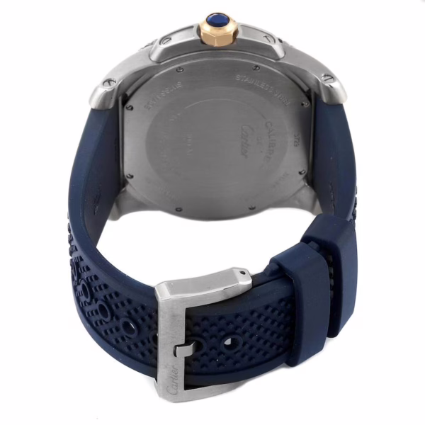 CARTIER CALIBRE ROSE GOLD MIX BLUE 42mm WGCA0010 - Image 6