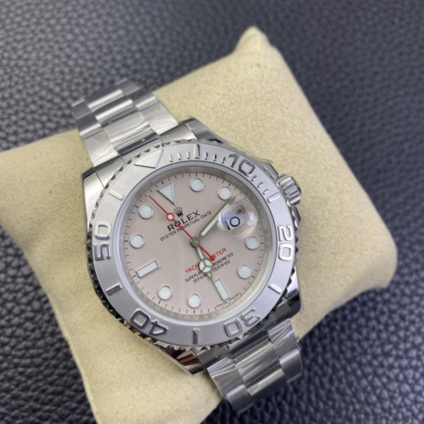 Rolex Yacht-Master 116622 Stainless Steel platinum Dial 40mm Mens Replica Watch - Image 5