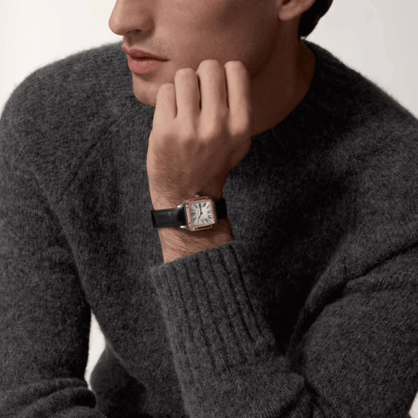 CARTIER SANTOS-DUMONT Rose Gold MIx 43.5mm - Image 9