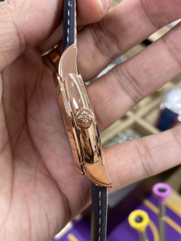 Patek Philippe Complications Rose Gold Blue 5224R 001 42mm Replica - Image 9