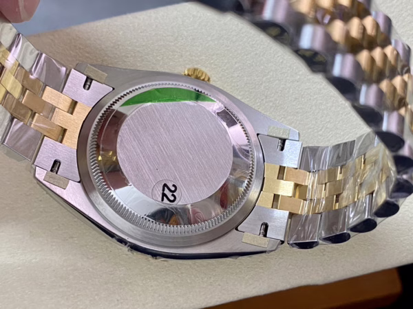 Rolex Datejust Two-Tone Steel Yellow Gold Fluted Bezel m126233 0035 36mm Unisex Replica Watch - Image 17