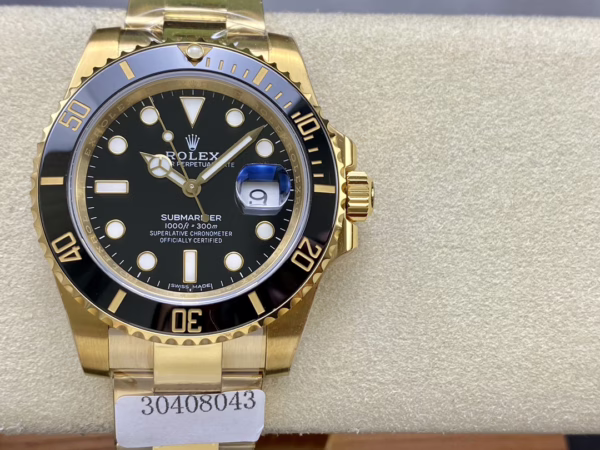 Rolex Submariner Date 116618LN Black Dial 40mm Mens Replica Watch - Image 4