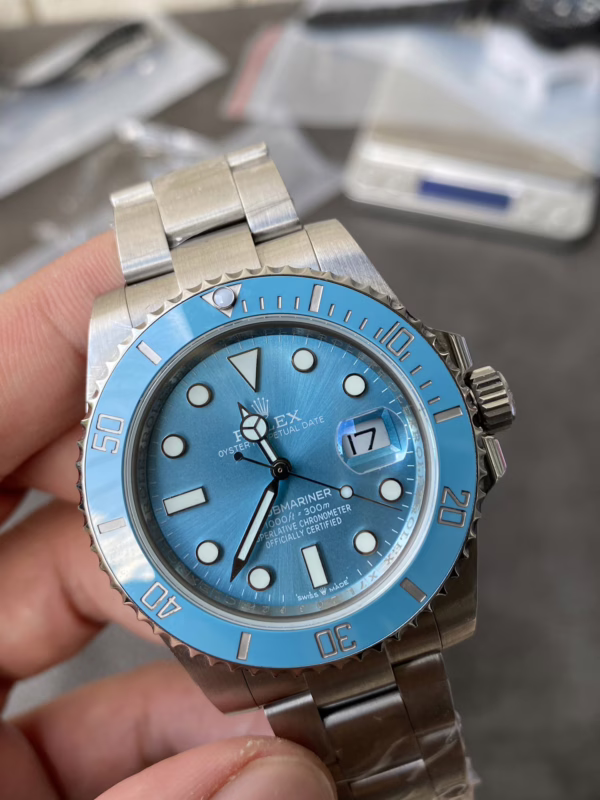 Rolex Submariner Date 41 Turquoise Blaken Goldsmith & Complications - Image 7