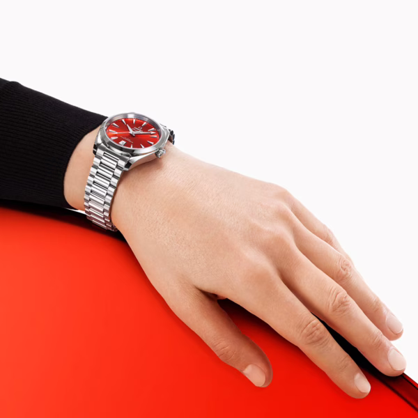 OMEGA Seamaster Aqua Terra Shades 38mm Terracotta Red Dial Watch - Image 3