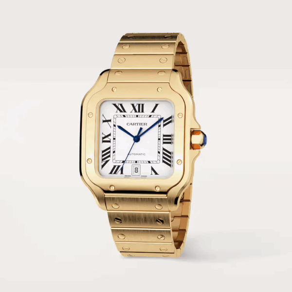 CARTIER SANTOS Gold 39.8mm - Image 2