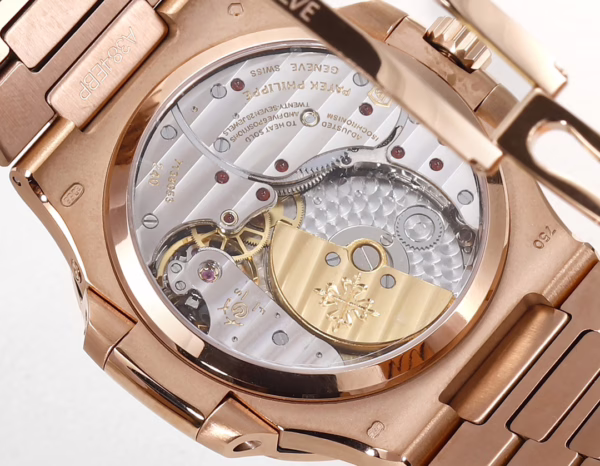 Patek Philippe Nautilus Moon Phase Rose Gold Brown Sunburst 5712 1R 001 40MM - Image 8