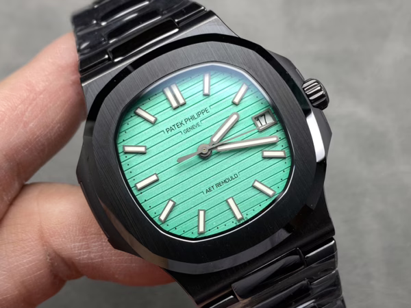 Patek Philippe Nautilus 5711 AET Green Dial Black Ceramic 40mm Men's Watch - Image 3
