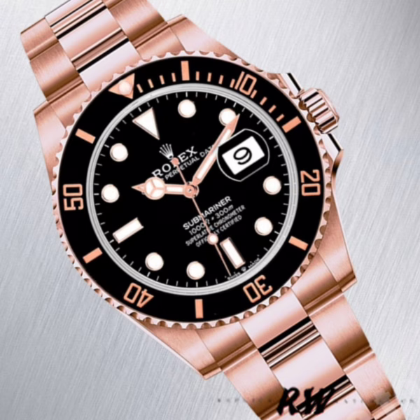 Rolex Submariner 126605 Automatic Black Dial 41MM Mens Replica Watch - Image 6