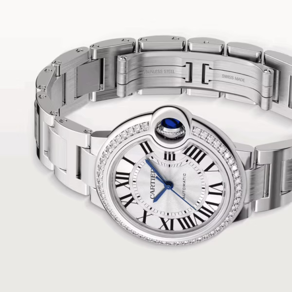 CARTIER BALLON BLEU Diamond Bezel 33mm - Image 4