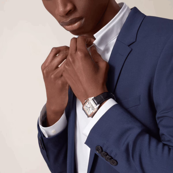 CARTIER SANTOS-DUMONT RoseGoldMix 43.5mm*31.4mm - Image 9