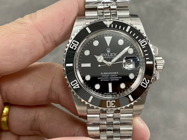 Rolex Submariner 41 Black Dial Fluted Bezel Jubilee 126610LN Men's Watch - Image 2