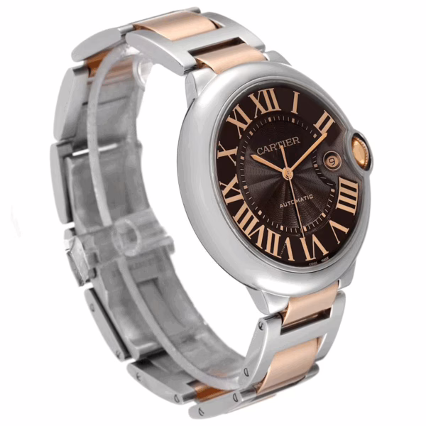 CARTIER BALLON BLEU Rose Gold Mix Chocolate 42mm - Image 5