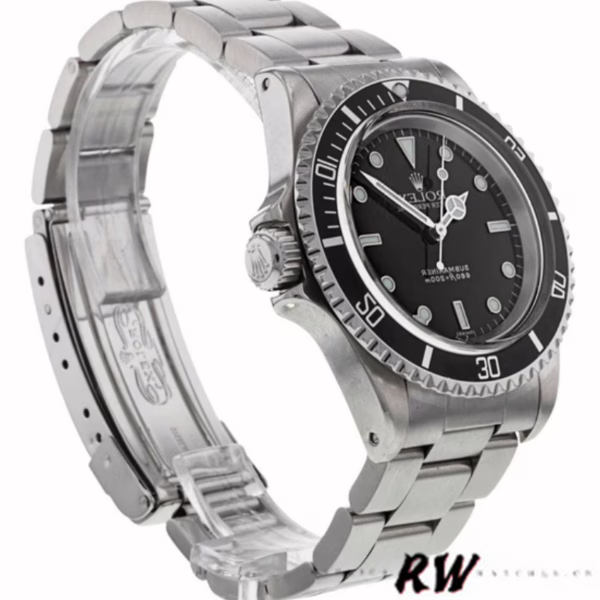 Rolex Submariner 5513 Black Dial Stainless Steel 40mm Mens Replica Watch - Image 2
