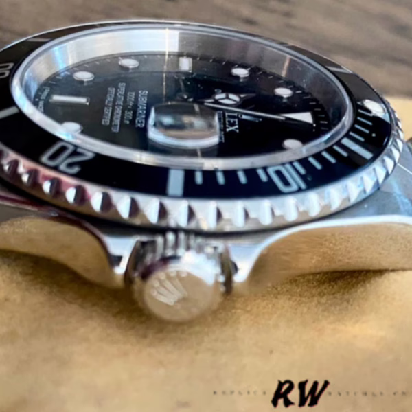 Rolex Submariner 16610 Stainless Steel 40MM Black Dial Mens Replica Watch - Image 2