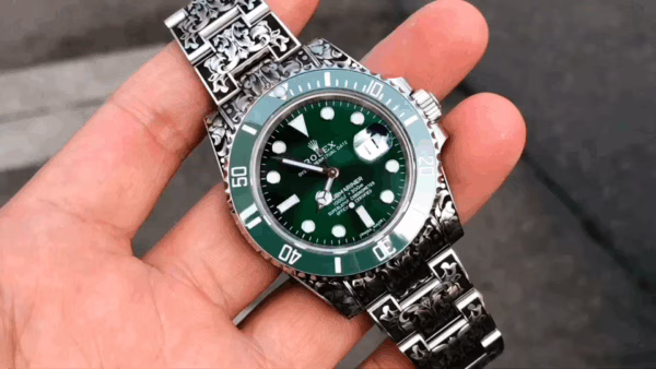 Huckleberry Custom Rolex Submariner Green - Image 8