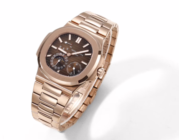 Patek Philippe Nautilus Moon Phase Rose Gold Brown Sunburst 5712 1R 001 40MM - Image 2