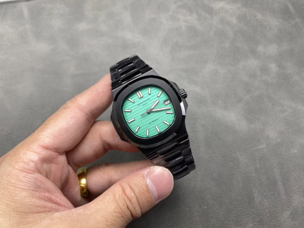 Patek Philippe Nautilus 5711 AET Green Dial Black Ceramic 40mm Men's Watch - Image 9
