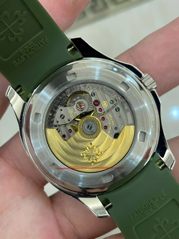 Patek Philippe Aquanaut 5167 300G 010 Black & Green & Brown 40mm - Image 12