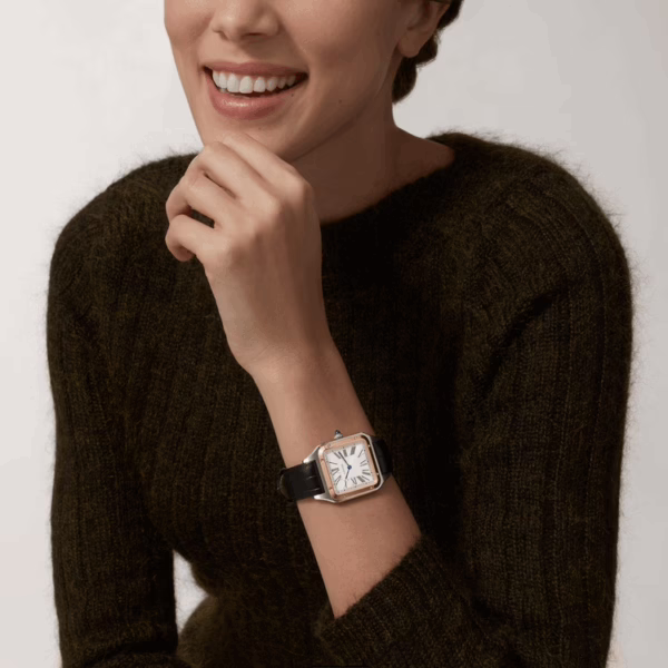 CARTIER SANTOS-DUMONT Rose Gold Mix 46mm - Image 5