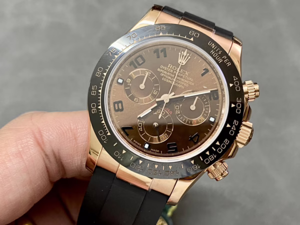 Rolex Cosmograph Daytona 116515LN Chocolate Arabic Dial 40mm Mens Replica Watch - Image 4