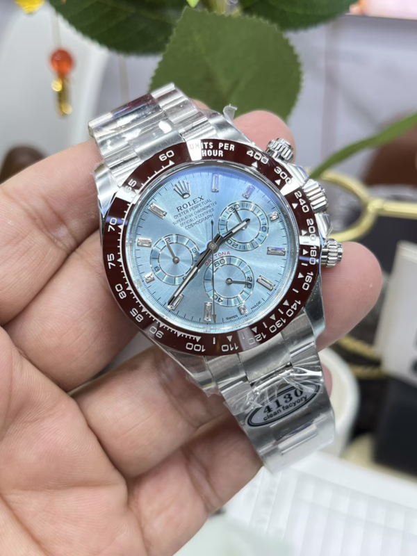 Rolex Cosmograph Daytona 116506 Ice Blue Dial Platinum 40MM Mens Replica Watch - Image 6