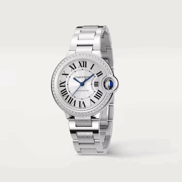 CARTIER BALLON BLEU Diamond Bezel 33mm - Image 2