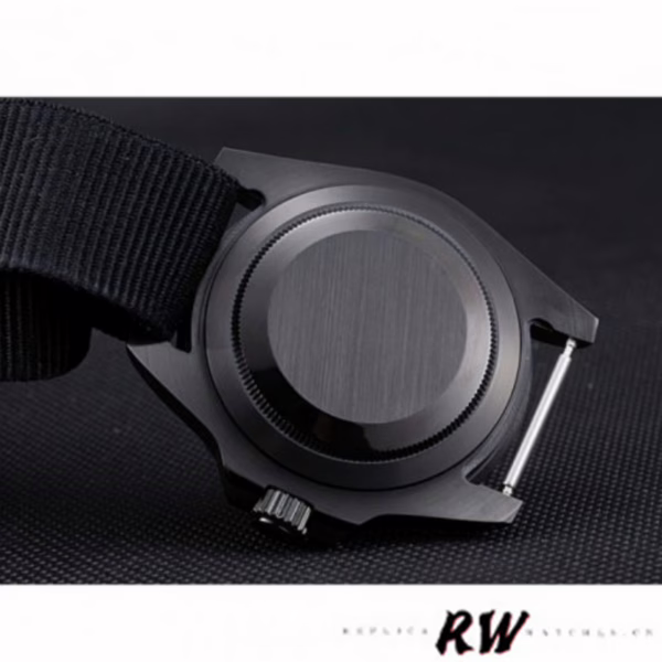 Rolex Submariner 622006 Black nylon strap Black Dial 40mm Mens Replica Watch - Image 4