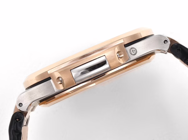 Patek Philippe Nautilus Moon Phases Rose & White Gold Slate Grey Dial 5712GR 001 - Image 7