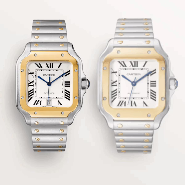 CARTIER SANTOS Gold Mix 39.8mm - Image 2